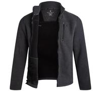 Spyder Mens Fleece Jacket - UPF 30+ Soft Polar Fleece Jacket Men Sherpa Lined Zip Up Fall Jackets Coats for Men with Pockets, Black, L