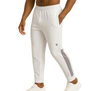 Spyder Men's Fleece Sweatpants - Double Knit Performance Jogger Pants with Elastic Inner Drawstring Waistband (Sizes: S-XL), White, Medium
