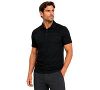 Spyder Mens Polo Shirt - Cotton Polo Shirts for Men - Casual Golf Shirt - Mens Polo Shirts Short Sleeve - Collared Shirt Men, Black, Large