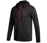 Spyder Mens Sweatshirt - Lightweight Athletic Half Zip Pullover Mens Hoodies - UPF 30+ Dry Fit Long Sleeve Sun Shirts for Men, Black, S