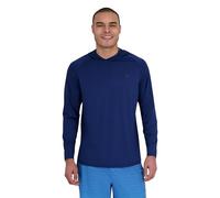 Spyder Men's Hooded Long Sleeve Rashguard - Quick-Dry Swim Shirt, Sun Protection Top Rash Guard Shirt (Pack of 1)