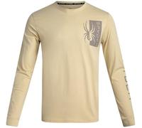 Spyder Mens Long Sleeve Shirt - Lightweight Casual Crewneck Pullover Graphic Tee - Classic Fit Long Sleeve Shirts for Men, Cloud Logo, Large
