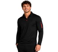 Spyder Mens Mock Neck Sweatshirt - 1/4 Zip Athletic Performance Quarter Zip Pullover Men Long Sleeve Workout Shirts for Men