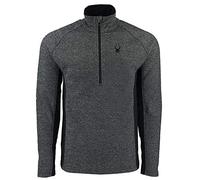 Spyder Men's Outbound 1/2 Zip Stryke Jacket, Black/Limestone, Medium