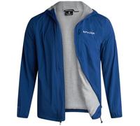 Spyder Men's Performance Windbreaker Jacket - Insulated Lightweight Full Zip Wind and Water-Resistant Hooded Jacket (S-XL), True Blue, L