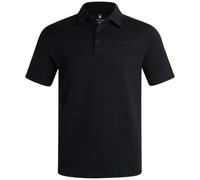 Spyder Mens Polo Shirt - Cotton Polo Shirts for Men - Casual Golf Shirt - Mens Polo Shirts Short Sleeve - Collared Shirt Men, Black, Large