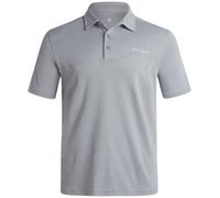 Spyder Mens Polo Shirt - Cotton Polo Shirts for Men - Casual Golf Shirt - Mens Polo Shirts Short Sleeve - Collared Shirt Men, Pewter, Large