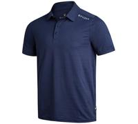 Spyder Mens Polo Shirt - Moisture-Wicking Short Sleeve Athletic Performance Collared Golf Shirt for Men (S-XL), Navy, XL