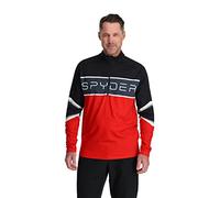 Spyder Men's Premier T-Neck Shirt, Volcano, L UK