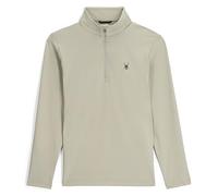 Spyder Men's Prospect Half Zip Ski Base Layer Fleece Jacket, Concrete, Large