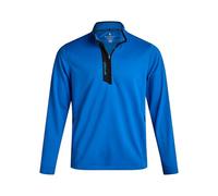 Spyder Mens Quarter Zip Pullover - Lightweight Fleece Quarter Zip Mens Pullover UPF 30 Athletic Moisture Wicking Sweatshirt, Cobalt, M