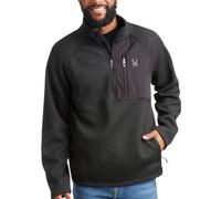 Spyder Mens Quarter Zip Pullover Sweatshirt - Classic Fleece 1/4 Zip Pullover Mens Golf Shirts for Workout Hiking Running, Heather Black, L