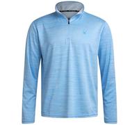 Spyder Mens Quarter Zip Pullover Sweatshirt - Moisture Wicking Shirts For Men - 1/4 Zip Pullover Mens Golf Sweaters for Men, Sky Blue, S