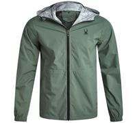 Spyder Mens Rain Jacket - Waterproof Lightweight Hooded Windbreaker, Outerwear Jacket for Golf, Hiking and Outdoor (S-XL)