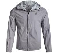 Spyder Mens Rain Jacket - Waterproof Lightweight Hooded Windbreaker, Outerwear Jacket for Golf, Hiking and Outdoor (S-XL)