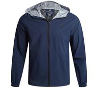 Spyder Mens Rain Jacket - Waterproof Lightweight Hooded Windbreaker, Outerwear Jacket for Golf, Hiking and Outdoor (S-XL), Dark Navy, M