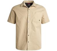 Spyder Mens Short Sleeve Button Down Shirts - Lightweight Stretch Ripstop Collared Wrinkle Free Dress Shirts for Men (S-XL), Khaki, Large