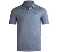 Spyder Men's Short Sleeve Polo Shirt - Super Soft Moisture-Wicking Peached Jersey Collared Shirt for Men (Sizes: S-XL), Navy, Medium