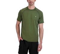 Spyder Men's Short Sleeve Rashguard - UPF+, Quick-Dry, Swim Shirt, Surfing, Hiking, Workout Rash Guard, Cypress, Large