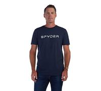 Spyder Men's Slalom S/S Tee T-Shirt, Twilight Black Heather, Medium