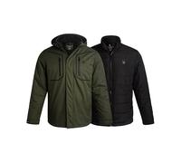 Spyder Mens Snow Jacket - Zip Up 2-in-1 Winter Jackets for Men - Cozy Mens Snow System Ski Jacket with Detachable Hood S-XL