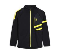 Spyder Men's Wengen Bandit Zip Fleece Jacket, Black, XL