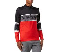 Spyder Men's Standard Premier Zip T-Neck, Volcano, S