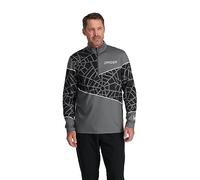 Spyder Men's Standard Vital Zip T-Neck, Polar