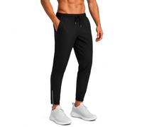 Spyder Mens Work Pants - Lightweight Stretch Athletic Joggers for Men - Moisture Wicking Pants for Work or Casual Golf Wear, Black, Large