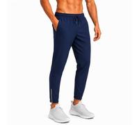 Spyder Mens Sweatpants - Breathable Stretch Lightweight with Zip Pockets, Navy, X-Large