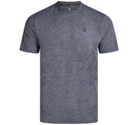 Spyder Mens T Shirt - Athletic Performance Short Sleeve Running Workout Tee - Moisture Wicking Crewneck Shirts for Men, Navy Heather, Large