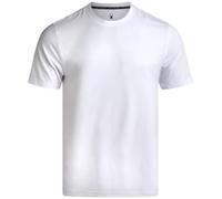 Spyder Mens T Shirt - Athletic Performance Short Sleeve Running Workout Tee - Moisture Wicking Crewneck Shirts for Men, White Sleeve Logo, Medium