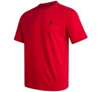 Spyder Mens T-Shirts - Soft Cotton Blend Jersey Crewneck Short Sleeve Shirts for Men, Casual Shirts for Workout & Daily Wear, Spyder Red, Medium