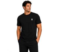 Spyder Mens T-Shirts - Soft Cotton Blend Short Sleeve Graphic Tees Crew Neck Tshirt for Men - Casual Shirts for Daily Wear, Black, XL