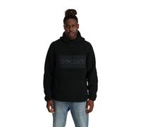 Spyder Men's Vista Hoodie Sherpa Fleece, Black, XXL