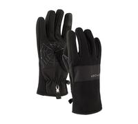 Spyder mens Water Resistant Sweater Fleece Winter Glove, Black, Medium