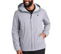 Spyder Mens Rain Jacket - Waterproof Lightweight Hooded Windbreaker, Outerwear Jacket for Golf, Hiking and Outdoor (S-XL)