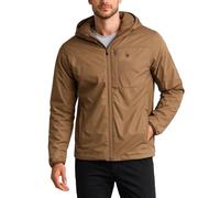 Spyder Mens Windbreaker Jacket - Lightweight Insulated Water-Resistant Active Zip Up Hooded Windbreaker Jackets for Men, Taupe, M