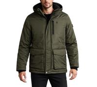 Spyder Mens Winter Coats - Polar Fleece Jacket Parka Down Winter Coat Wind Resistant Waterproof Hooded Jackets for Men, Olive, M