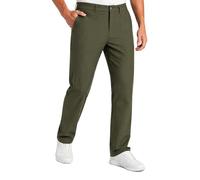 Spyder Mens Work Pants - Lightweight Stretch Moisture Wicking Golf Pants for Work - Comfortable Casual Dress Pants for Men, Olive, 36W x 32L
