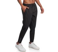Spyder Mens Work Pants - Lightweight Stretch Athletic Joggers for Men - Moisture Wicking Pants for Work or Casual Golf Wear, Black, Large