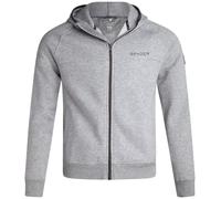 Spyder Mens Zip Up Hoodie - Super Soft Performance Fleece Sweatshirts for Men - Warm Athletic Hoodies for Running Walking Gym, Heather Grey Coal, M
