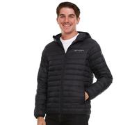 Spyder Packable Puffer Jacket Men with Hood, Lightweight Winter Jackets for Men, Black, S