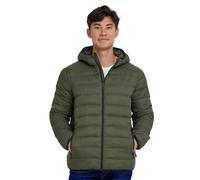 Spyder Packable Puffer Jacket Men with Hood, Lightweight Winter Jackets for Men, Olive, L