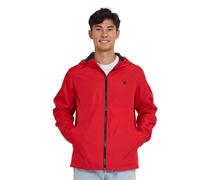Spyder Packable Rain Jacket Men - Waterproof Windbreaker with Hood, Lightweight Rain Coat Slicker, Travel, Golf, Fishing, Red, X-Large