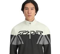 Spyder Paramount 1/2 Zip, Men's, Black-Escape, XL
