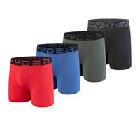 Spyder Performance Mesh Mens Boxer Briefs Sports Underwear For Men (X-Large, Red/Blue/Hunter Green/Black)