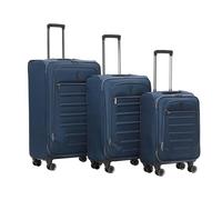 Spyder Pivot 30 Inch Expandable Hardside Spinner Checked Luggage with 360° Spinner Wheels, True Navy, 3-Piece Set, Large Checked