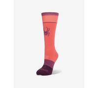 Spyder Pro Liner Ski Socks Salmon Pink Lilac Women - L