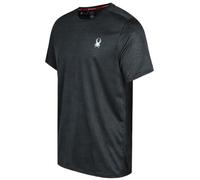 Spyder Men's Athletic T-Shirt - Active Performance Sports Tee - Dry Fit Short Sleeve Shirt (S-XL), Blazing Black, S